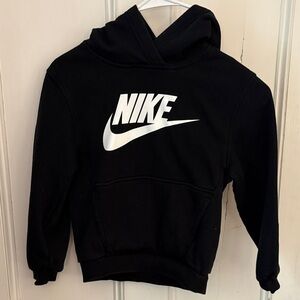 Nike Kids Black and White Hoodie